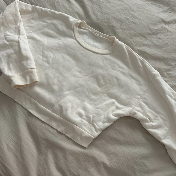 REFORMATION Hunter Classic Sweatshirt in oat/cream - Picture 3 of 6